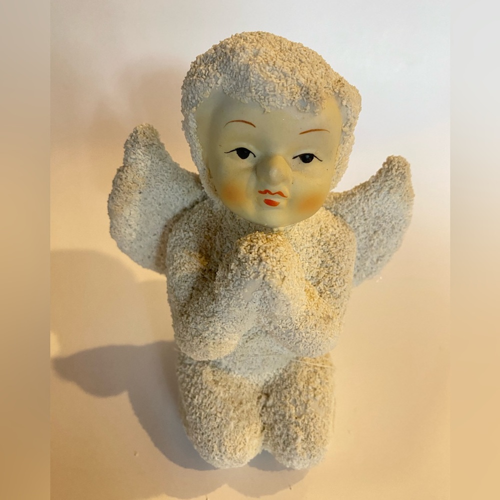 Snowbabies Large Kneeling Praying Angel